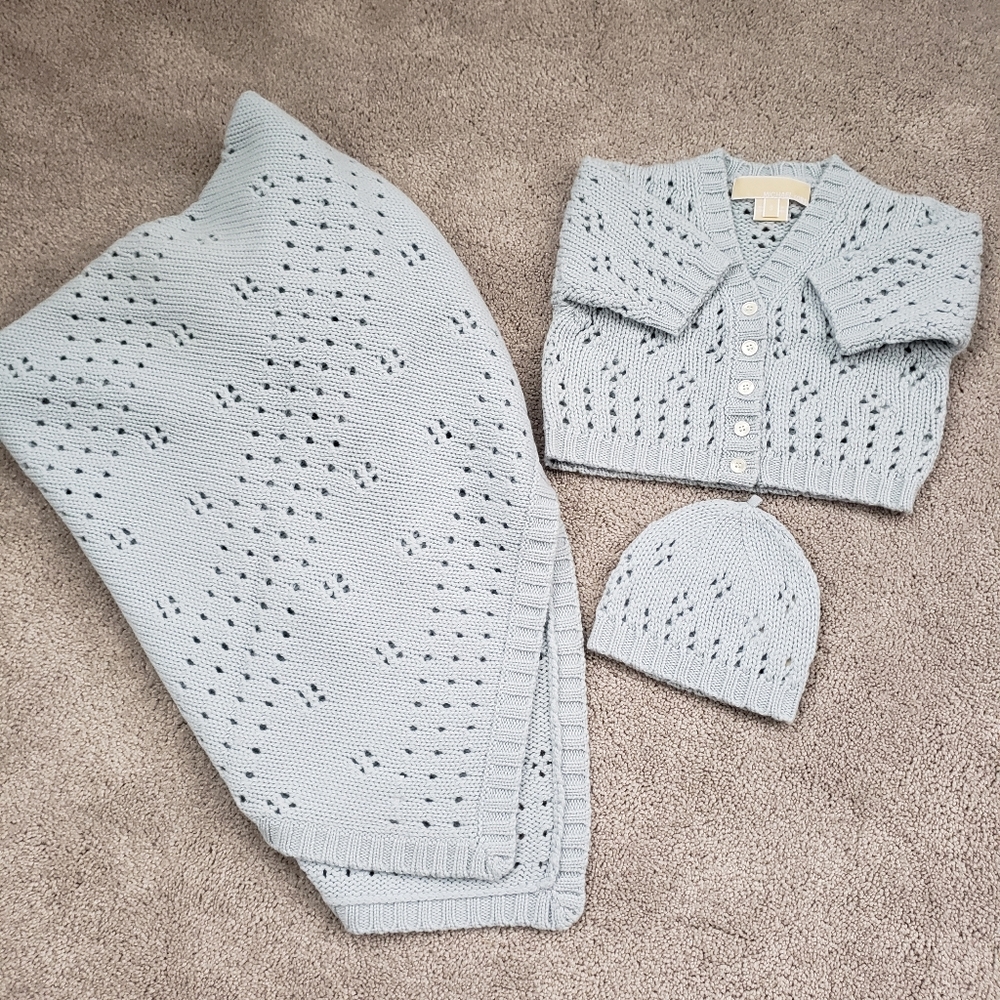 Michael Kors 100% Cashmere Baby Set